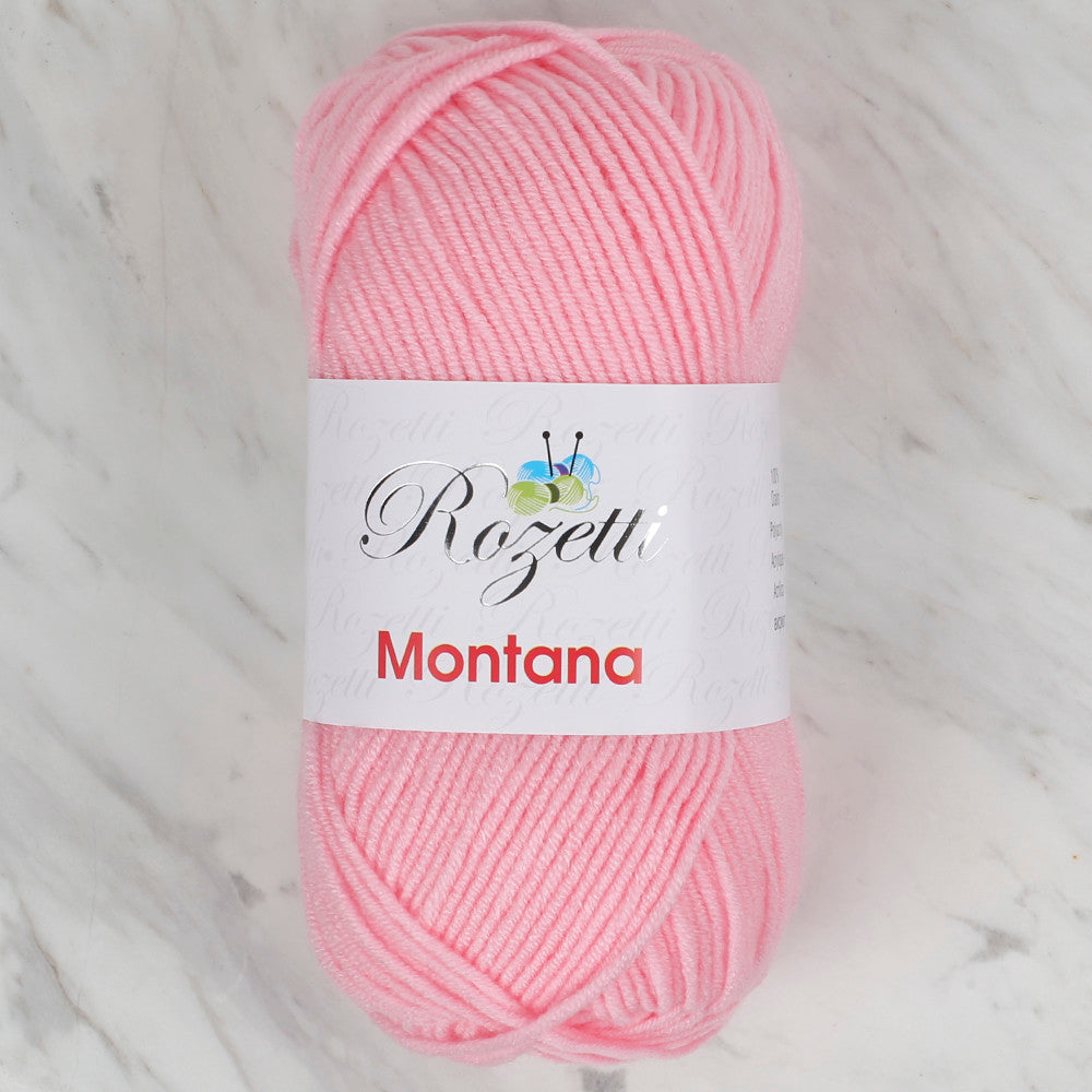 Rozetti Montana Pembe El Örgü İpi -155-06